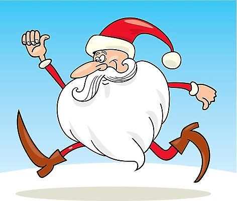 EPS 해외이미지 전신 노년 남자 크리스마스 일러스트 한명 달리기 산타클로스 그림 코믹 노인남자한명만 해외202004 해외일러스트 1 기념일 모션 사람 성인 남자한명만 노인남자만 파일형식 벡터 이미지허브