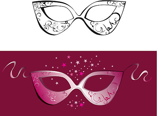 EPS 해외이미지 모양 계절 실루엣 별 크리스마스 겨울 일러스트 휴가 새해 가면 장식 파티 보라색 검은색 축제 소용돌이 저녁 잔치 변장 가면무도회 도미노 해외202004 해외일러스트 자연요소 기념일 컬러 촬영기법 이벤트 회오리 야간 무도회 파일형식 벡터 이미지허브