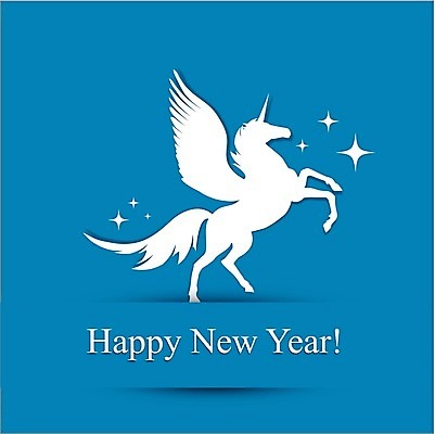 EPS 해외이미지 동물 계절 크리스마스 겨울 일러스트 휴가 새로움 이벤트 장식 파란색 축하 인사 신용카드 기적 연도 심볼 엽서 2014년 유니콘 해외202004 해외일러스트 기념일 컬러 컨셉 금융 예절 편지 파일형식 벡터 이미지허브