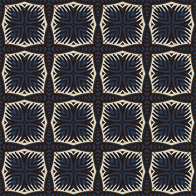 EPS 해외이미지 디자인 백그라운드 패턴 일러스트 벽지 추상 파란색 검은색 타일 복고 정사각형 해외202004 해외일러스트 도형 컬러 무늬 파일형식 벡터 이미지허브