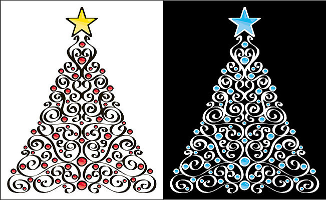 EPS 해외이미지 나무 계절 별 크리스마스 겨울 곡선 일러스트 공 추상 장식 빨간색 파란색 검은색 축제 축하 원형 우아함 전나무 고립 대칭 해외202004 해외일러스트 자연요소 도형 식물 기념일 선 컬러 컨셉 무늬 파일형식 벡터 이미지허브