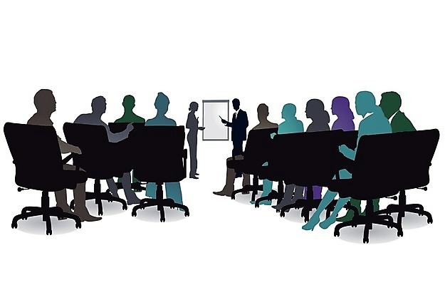 EPS 해외이미지 여자 교육 남자 일러스트 비즈니스 회의 사람 사무실 비즈니스맨 비즈니스우먼 그룹 계획 상담 경영자 경영 세미나 해외202004 해외일러스트 컨셉 직장인 리더 파일형식 벡터 이미지허브