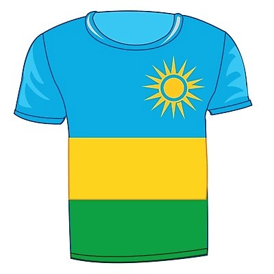 EPS 해외이미지 드레스 티셔츠 일러스트 아프리카 초록색 파란색 태양 숫자 노란색 깃발 직물 연도 심볼 사인 흰배경 섬유 르완다 해외202004 해외일러스트 자연요소 문자 옷 나라 컬러 백그라운드 셔츠 흰색 파일형식 벡터 이미지허브