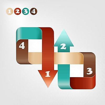 EPS 해외이미지 모양 템플릿 디자인 백그라운드 컨셉 스티커 일러스트 비즈니스 모션 추상 화살 장식 빨간색 파란색 세트 갈색 라벨 자료 웹 인포그래픽 흐름 정보 성장 원형 그룹 목표 계획 연결 방향 심볼 오브젝트 사인 이익 단계 진행 개선 엘리먼트 해외202004 해외일러스트 도형 컬러 무늬 인터넷 프레임 파일형식 벡터 이미지허브