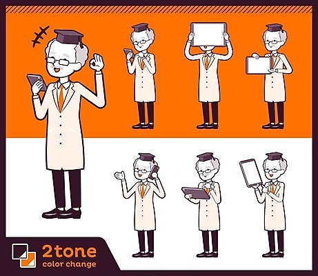 EPS 해외이미지 전신 노년 남자 아이디어 들기 여러명 스마트폰 세트 태블릿 교수 주황색 터치 통화 학자 노인남자만 해외202004 직업 컬러 다수 컨셉 모션 사람 성인 전자제품 핸드폰 스마트기기 교사 남자만 노인만 파일형식 벡터 이미지허브