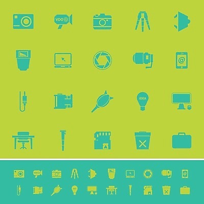 EPS 해외이미지 가방 일러스트 조명 주택 컴퓨터 카메라 사진촬영 디지털카메라 필름 심볼 사인 삼각대 소프트웨어 필터 해외202004 해외일러스트 잡화 건물 전자제품 촬영 파일형식 벡터 이미지허브