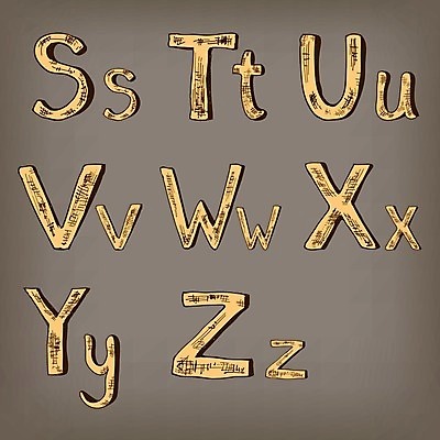 EPS 해외이미지 캐릭터 디자인 알파벳 백그라운드 일러스트 상상 대문자 잉크 건조 미술 경사 그래픽 책 세트 노란색 머리 헤드폰 붓 낙서 그래피티 만화 스케치 편지 수집 묘사 그림 질감 손그림 무거움 고립 그런지 엘리먼트 해외202004 해외일러스트 일러캐릭터 영어 컬러 음향기기 문화예술 신체부위 무게 파일형식 벡터 이미지허브