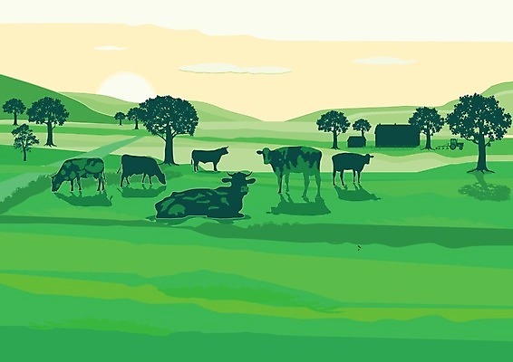 EPS 해외이미지 동물 음식 백그라운드 밭 농업 일러스트 자연 풍경 초록색 여름 농가 농장 환경 소고기 우유 시골 소 군중 유기농 내추럴 송아지 해외202004 해외일러스트 웰빙 계절 산업 새끼 컬러 포유류 유제품 육류 사람 생태계 파일형식 벡터 이미지허브