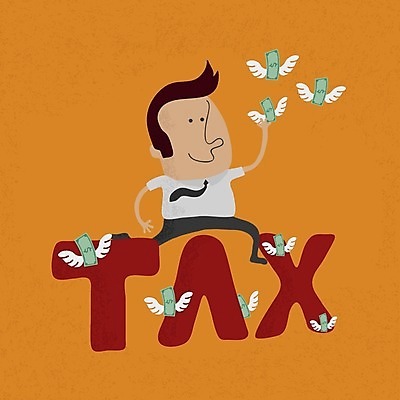 EPS 해외이미지 전신 남자 지폐 일러스트 한명 정장 성인 타이포그라피 점프 주황색 비즈니스맨 세금 성인남자한명만 해외202004 해외일러스트 문자 1 옷 컬러 돈 비즈니스 모션 사람 직장인 남자한명만 성인남자만 파일형식 벡터 이미지허브