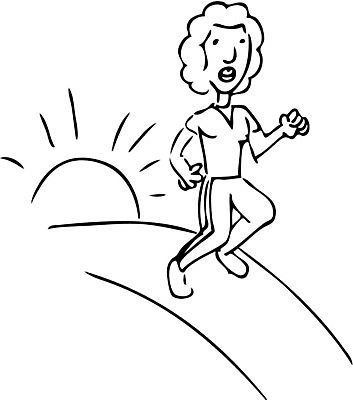 EPS 해외이미지 클립아트 여자 일러스트 건강 미술 야외 그래픽 달리기 조깅 운동 일출 흰색 낙서 만화 스케치 그림 클립 고립 달리기선수 선로 해외202004 해외일러스트 컬러 모션 문화예술 사람 노을 육상선수 파일형식 벡터 이미지허브