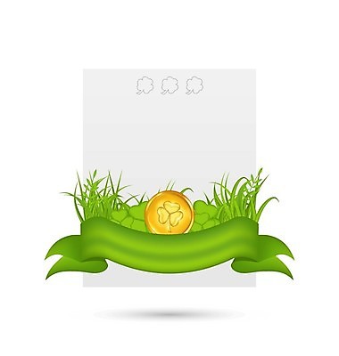 EPS 해외이미지 배너 계절 리본 종이 문화 잎 일러스트 자연 성공 휴가 프레임 초록색 라벨 동전 봄 공백 흰색 축하 인사 신용카드 행운 재산 황금 클로버 토끼풀 허브 심볼 테이프 초대 아일랜드 내추럴 고립 페니 해외202004 해외일러스트 식물 유럽 컬러 컨셉 돈 문구용품 금융 예절 생태계 파일형식 벡터 이미지허브