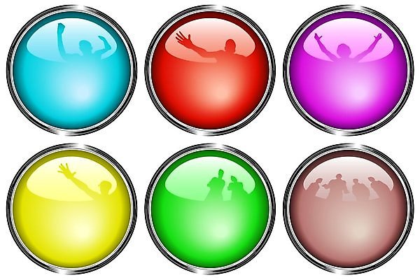 EPS 해외이미지 인터넷 일러스트 유리 버튼 사람 그래픽 빨간색 초록색 파란색 빛 세트 컬러풀 반사 갈색 노란색 보라색 웹 원형 수집 윤곽 광택 해외202004 해외일러스트 도형 컬러 재질 파일형식 벡터 이미지허브