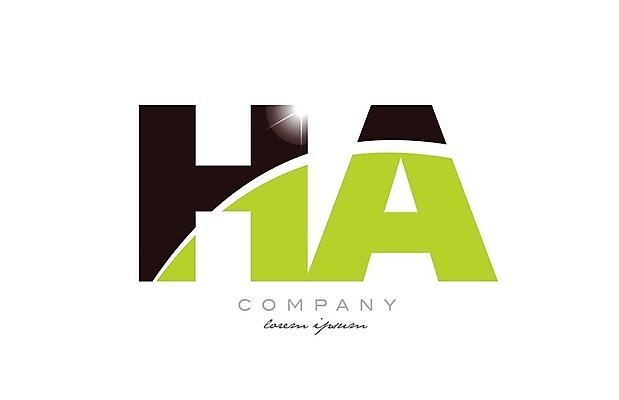 EPS 해외이미지 모양 템플릿 디자인 알파벳 백그라운드 일러스트 회사 비즈니스 초록색 반짝임 갈색 흰색 편지 심볼 신분 A H 엘리먼트 활자 해외202004 해외일러스트 영어 컬러 모션 활자판 파일형식 벡터 이미지허브