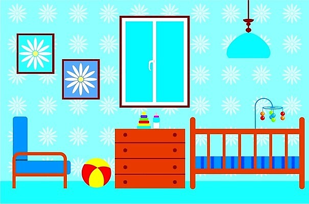 EPS 해외이미지 동물 라이프스타일 어린이 가구 의자 일러스트 공 창문 가정 침구 아파트 주택 실내 미술 사람 소년 내부 장식 파란색 장난감 카펫 놀이방 침실 방 장비 침대 램프 아기 신생아 만화 매트리스 해외202004 해외일러스트 남자 컬러 생활용품 문화예술 조명 건물 생활 파일형식 벡터 이미지허브