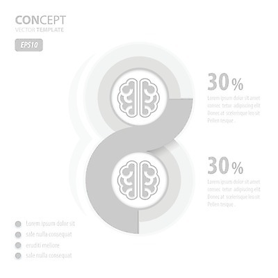 EPS 해외이미지 백그라운드 일러스트 사람없음 인포그래픽 원형 네트워크 연결 뇌 레이아웃 파일 폴더 해외202004 해외일러스트 도형 파일형식 벡터 이미지허브