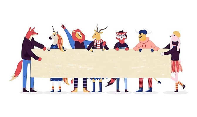 EPS 해외이미지 동물 캐릭터 학생 여자 남자 행복 캠페인 이동 일러스트 함께함 서기 미소 사람 성인 걷기 축제 공백 방 잡기 그룹 플랫 만화 일반 적재 반항 고립 시범 운동가 집회 참여 항의 해외202004 해외일러스트 일러캐릭터 감정 컨셉 모션 표정 파일형식 벡터 이미지허브