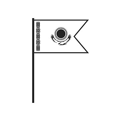 EPS 해외이미지 전통 디자인 문화 물결 선 캠페인 여행 컨셉 일러스트 휴가 미술 경사 이벤트 그래픽 장식 검은색 축제 자유 흰색 축하 깃발 막대기 플랫 만화 선거 심볼 사인 윤곽 깃대 봉 애국심 대각선 교차 고립 독립 엘리먼트 전국 카자흐스탄 해외202004 해외일러스트 아시아 컬러 문화예술 민주주의 파일형식 벡터 이미지허브