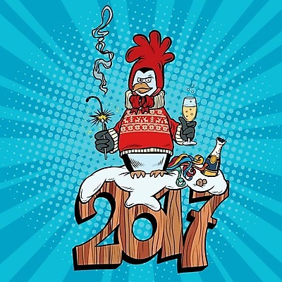 EPS 해외이미지 캐릭터 전통 계절 감정 음료 컨셉 크리스마스 겨울 일러스트 조류 휴가 새로움 새해 폭죽 미술 정장 빨간색 파란색 파티 와인 축제 추위 수확 광선 축하 알코올 유머 샴페인 12월 만화 연도 스웨터 심볼 펭귄 복고 코믹 토스트 해피뉴이어 수탉 팝 스타일 2017년 해외202004 해외일러스트 일러캐릭터 동물 옷 기념일 빵 컬러 상의 농업 문화예술 주류 이벤트 새해인사 닭 날짜 수컷 파일형식 벡터 이미지허브
