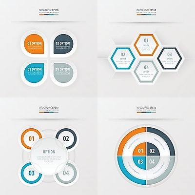 EPS 해외이미지 리본 선 백그라운드 비즈니스 사람없음 세트 숫자 자료 인포그래픽 정보 원형 연결 심볼 사인 레이아웃 해외202004 도형 문자 파일형식 벡터 이미지허브