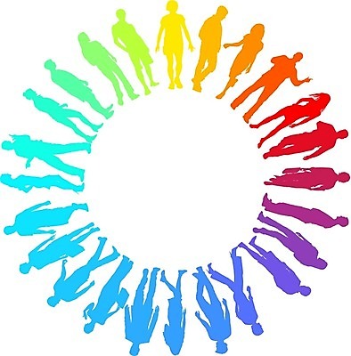 EPS 해외이미지 여자 남자 실루엣 별 무지개 일러스트 사람 친구 게임 원형 그룹 군중 심볼 고립 해외202004 해외일러스트 자연요소 도형 관계 놀이 촬영기법 파일형식 벡터 이미지허브