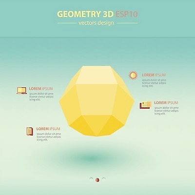 EPS 해외이미지 백그라운드 일러스트 비즈니스 협력 사람없음 노란색 인포그래픽 심볼 큐브 육각형 엘리먼트 여의주 해외202004 해외일러스트 도형 컬러 파일형식 벡터 이미지허브