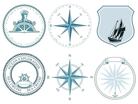 EPS 해외이미지 전통 밧줄 바다 요트 일러스트 항해 그래픽 라벨 보트 나침반 핸들 심볼 사인 선원 닻 네비게이션 해외202004 해외일러스트 줄 배_교통 프레임 파일형식 벡터 이미지허브