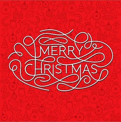 EPS 해외이미지 디자인 백그라운드 크리스마스 일러스트 타이포그라피 사람없음 빨간색 축하 레터링 해외202004 해외일러스트 문자 기념일 컬러 컨셉 파일형식 벡터 이미지허브