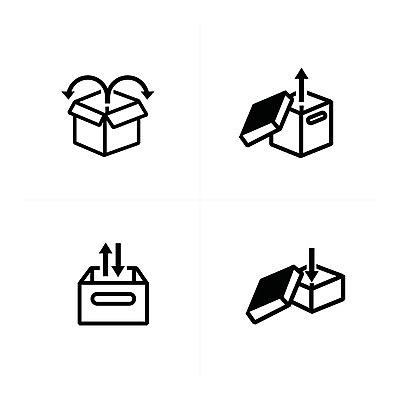 EPS 해외이미지 디자인 백그라운드 일러스트 교통시설 화살 선물 상자 웹 놀람 오픈 심볼 사인 정사각형 패키지 판지 고립 해외202004 해외일러스트 도형 감정 교통 인터넷 표정 시설 파일형식 벡터 이미지허브