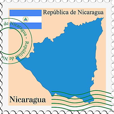 EPS 해외이미지 디자인 배너 종이 지도 인터넷 일러스트 추상 미술 깃발 편지 우표 니카라과 해외202004 해외일러스트 무늬 문화예술 남아메리카 파일형식 벡터 이미지허브