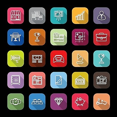 EPS 해외이미지 일러스트 교통시설 부동산 아파트 주택 건물 픽토그램 재산 플랫 땅 심볼 사인 상업 심플 평가 대출 면허증 해외202004 해외일러스트 건축물 교통 금융 시설 면허 증명서 파일형식 벡터 이미지허브