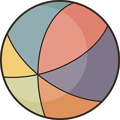 EPS 해외이미지 바다 일러스트 휴가 장난감 수확 게임 원형 해외202004 해외일러스트 도형 농업 놀이 파일형식 벡터 이미지허브