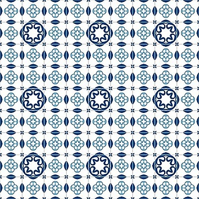 EPS 해외이미지 전통 디자인 패턴 일러스트 벽지 추상 장식 파란색 흰색 포르투갈 타일 묘사 정사각형 모자이크 스페인어 아라베스크 엘리먼트 튀니지 해외202004 해외일러스트 도형 유럽 컬러 무늬 아프리카 파일형식 벡터 이미지허브