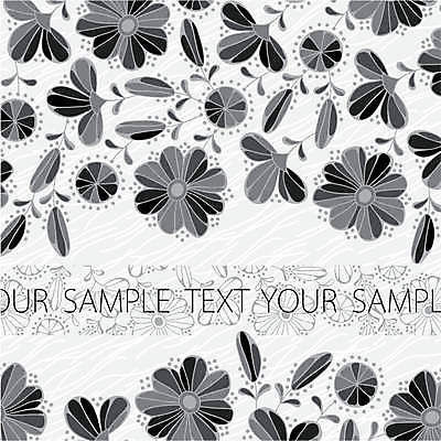 EPS 해외이미지 꽃 선 백그라운드 꽃무늬 일러스트 텍스트 프레임 사람없음 엘리먼트 해외202004 해외일러스트 식물 무늬 파일형식 벡터 이미지허브