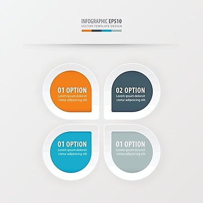 EPS 해외이미지 리본 선 백그라운드 비즈니스 사람없음 세트 숫자 자료 인포그래픽 정보 원형 연결 심볼 사인 레이아웃 해외202004 도형 문자 파일형식 벡터 이미지허브