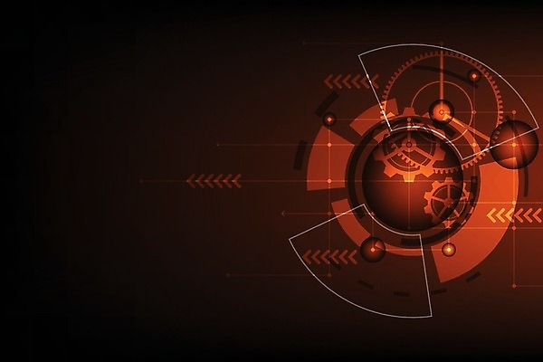 EPS 해외이미지 디자인 일러스트 추상 사람없음 그래픽 디지털 주황색 해외202004 해외일러스트 컬러 무늬 파일형식 벡터 이미지허브