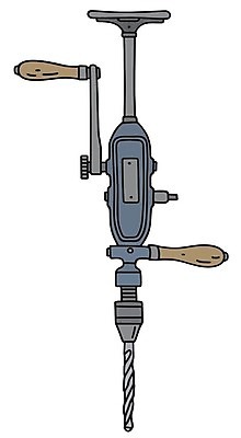 EPS 해외이미지 일러스트 파란색 공구 업무 클래식 만화 스웨터 송곳 옛날 하드웨어 해외202004 해외일러스트 컬러 컨셉 상의 컴퓨터 도구 작업 파일형식 벡터 이미지허브