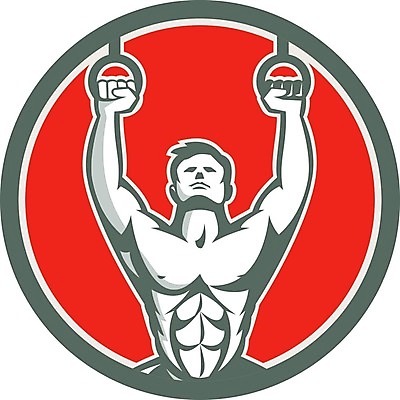 EPS 해외이미지 남자 밧줄 스포츠 신체 일러스트 건강 그래픽 운동 경쟁 반지 원형 몸무게 복고 체조 고립 크로스핏 해외202004 해외일러스트 도형 줄 컨셉 장신구 사람 파일형식 벡터 이미지허브