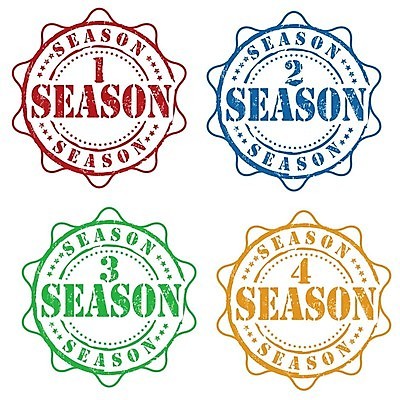 EPS 해외이미지 영어 계절 일러스트 사람없음 세트 도장 컬러풀 라벨 해외202004 해외일러스트 문자 컬러 프레임 파일형식 벡터 이미지허브