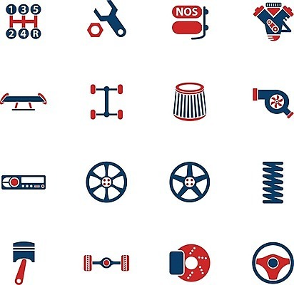 EPS 해외이미지 일러스트 봄 견과류 스패너 바퀴 브레이크 심볼 라디오 전염 모터 팬던트 필터 해외202004 해외일러스트 계절 전자제품 공구 질병 감염 파일형식 벡터 이미지허브