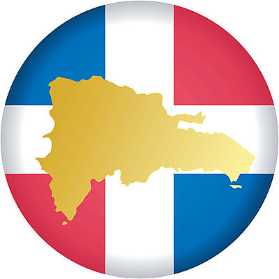 EPS 해외이미지 디자인 여행 일러스트 디지털 깃발 원형 심볼 사인 배지 도미니카공화국 전국 스타일 해외202004 해외일러스트 도형 남아메리카 파일형식 벡터 이미지허브