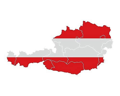 EPS 해외이미지 배너 선 여행 백그라운드 지도 일러스트 깃발 비엔나 오스트리아 윤곽 지역 고립 잘츠부르크 지리 해외202004 해외일러스트 유럽 파일형식 벡터 이미지허브