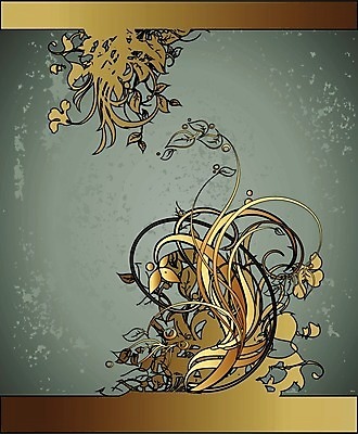 EPS 해외이미지 모양 식물 디자인 배너 꽃 백그라운드 컨셉 잎 꽃무늬 곡선 일러스트 자연 추상 프레임 창조 그래픽 장식 여름 유행 가을 화려 황금 모서리 복고 스타일 해외202004 해외일러스트 계절 선 무늬 생태계 파일형식 벡터 이미지허브