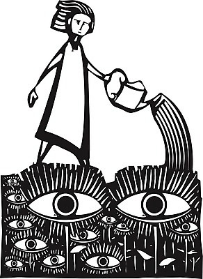 EPS 해외이미지 꽃 일러스트 해바라기 안전 물 정원 관찰 캔 무서움 손목시계 물주기 감시 목판화 스파이 정부 해외202004 해외일러스트 자연요소 식물 감정 시계 장신구 모션 파일형식 벡터 이미지허브