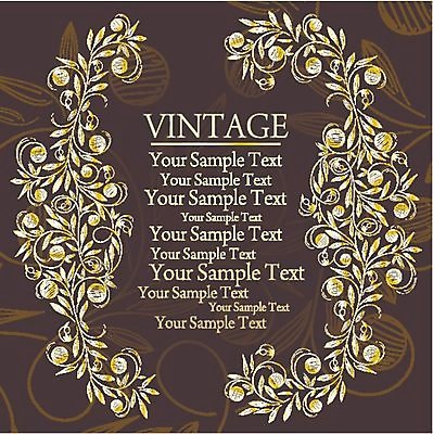 EPS 해외이미지 식물 꽃 백그라운드 잎 꽃무늬 곡선 일러스트 프레임 사람없음 해외202004 해외일러스트 선 무늬 파일형식 벡터 이미지허브