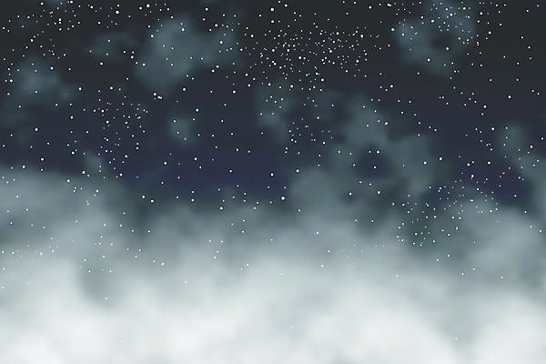 EPS 해외이미지 구름 별 백그라운드 일러스트 하늘 그래픽 어둠 공백 안개 야간 천문학 천국 별빛 카피스페이스 해외202004 해외일러스트 자연요소 교육 날씨 빛 파일형식 벡터 이미지허브