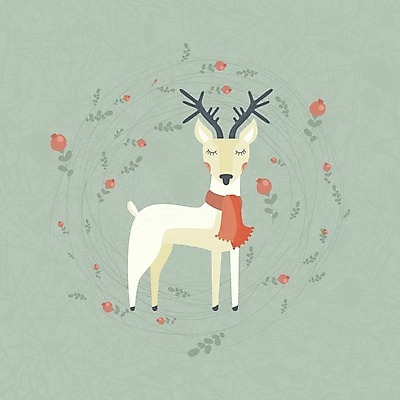 EPS 해외이미지 동물 캐릭터 디자인 계절 행복 백그라운드 컨셉 크리스마스 겨울 일러스트 벽지 휴가 사슴 새로움 새해 기념 뿔 미술 그래픽 장식 컬러풀 크리스마스트리 화환 축하 인사 12월 만화 연도 사인 심플 초대 고립 구성 순록 해외202004 해외일러스트 일러캐릭터 기념일 꽃 감정 컬러 포유류 문화예술 예절 날짜 파일형식 벡터 이미지허브