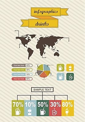 EPS 해외이미지 디자인 지도 일러스트 비즈니스 통계 그래프 사람없음 인포그래픽 정보 해외202004 해외일러스트 파일형식 벡터 이미지허브