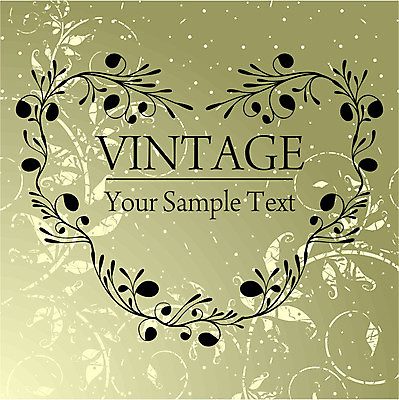 EPS 해외이미지 식물 꽃 백그라운드 잎 꽃무늬 곡선 일러스트 프레임 사람없음 해외202004 해외일러스트 선 무늬 파일형식 벡터 이미지허브