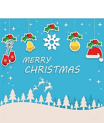 EPS 해외이미지 하늘색 백그라운드 크리스마스장식 크리스마스 일러스트 산타모자 매달리기 사람없음 장식볼 종 흰색 눈송이 날짜 오너먼트 해외202004 손모아장갑 해외일러스트 모자_잡화 기념일 컬러 장갑 모션 눈_날씨 장식 파란색 파일형식 벡터 이미지허브