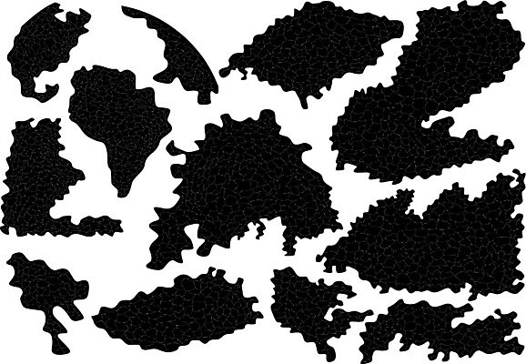 EPS 해외이미지 디자인 실루엣 지구 선 백그라운드 지도 일러스트 추상 새로움 미술 세트 검은색 흰색 땅 수집 방향 대륙 그림 심플 조립 고립 엘리먼트 지도책 특별함 해외202004 해외일러스트 컬러 컨셉 무늬 문화예술 촬영기법 책 파일형식 벡터 이미지허브